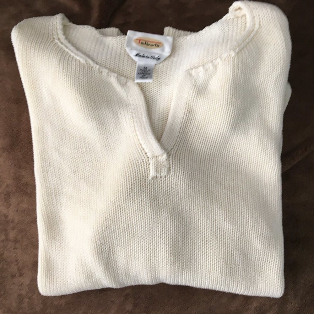 Talbots Ivory Sweater